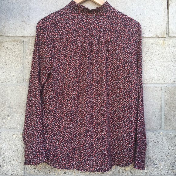 LOFT ruffle crew neck top - Picture 10 of 14